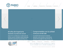 Tablet Screenshot of fabiohnos.com